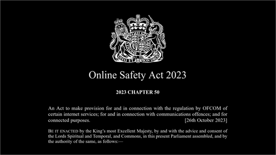 Cover image for Problems with the Online Safety Act: a letter to my MP