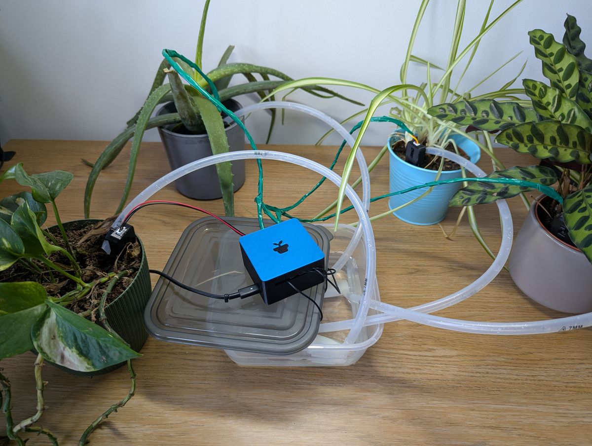The cover image for "Plant watering system: my first PCB"