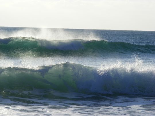 A crashing wave