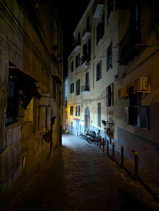 Naples. I like the lighting here, implying something is around the corner.